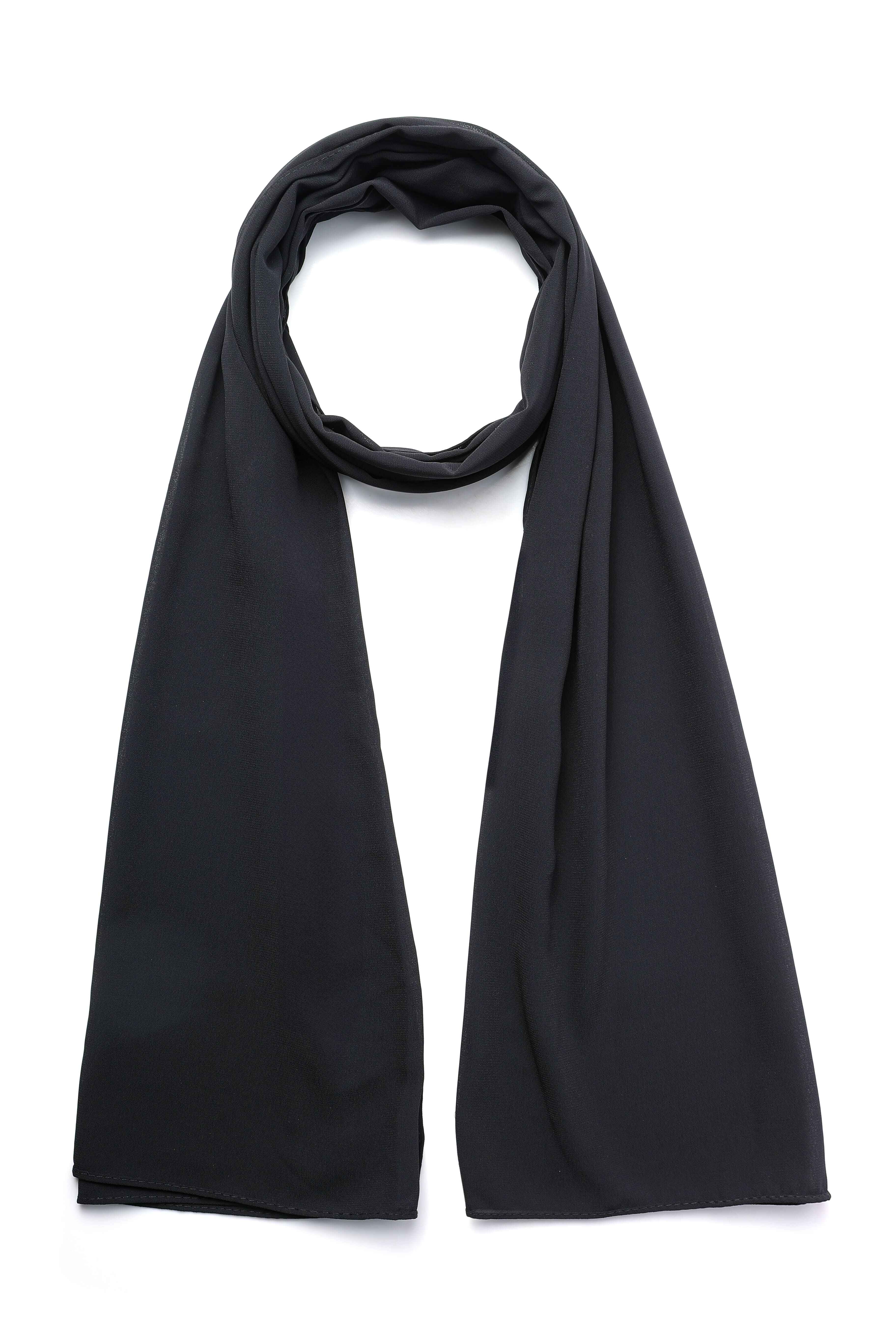 Manufacturer, Exporter, Importer, Supplier, Wholesaler, Retailer, Trader of Black Chiffon Hijab in New Delhi, Delhi, India.